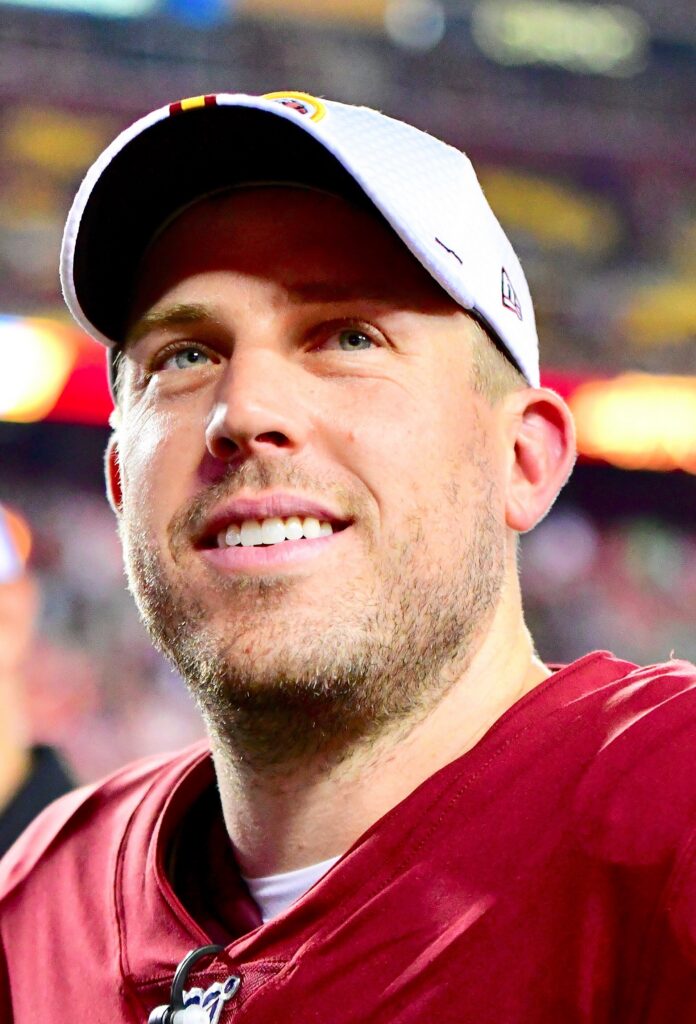 Case Keenum in a Washington uniform during a 2019 preseason game